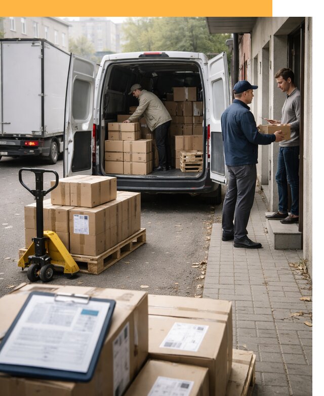 Доставка грузов от двери до двери с таможней от 46854 руб.
