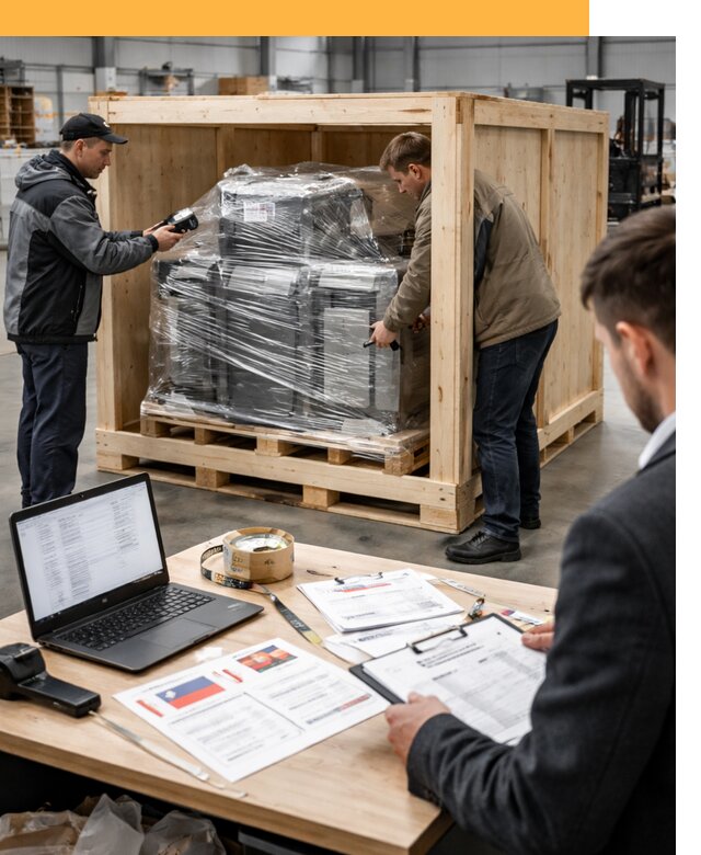 Доставка промышленного оборудования из США от 67678 руб