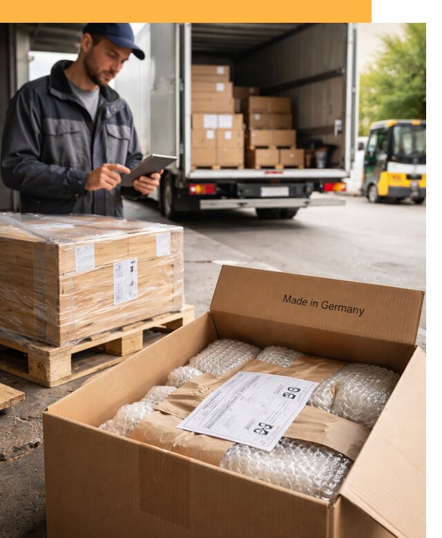 Доставка грузов из Германии от 46854 руб с таможенным оформлением