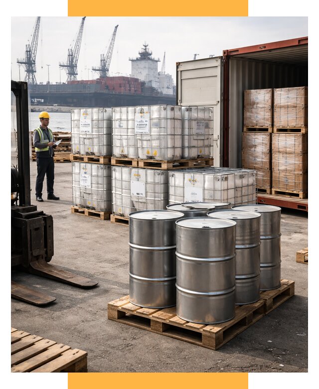 Доставка химического сырья из Индии от 260300 р. | СетСервис-Брд