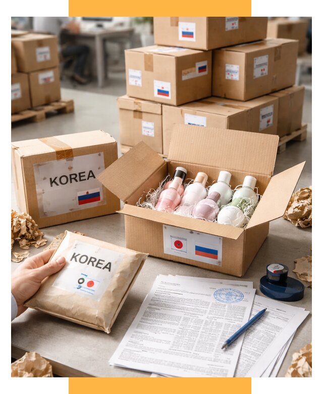 Доставка косметики из Кореи от 8850 р. под ключ | СетСервис-Брд