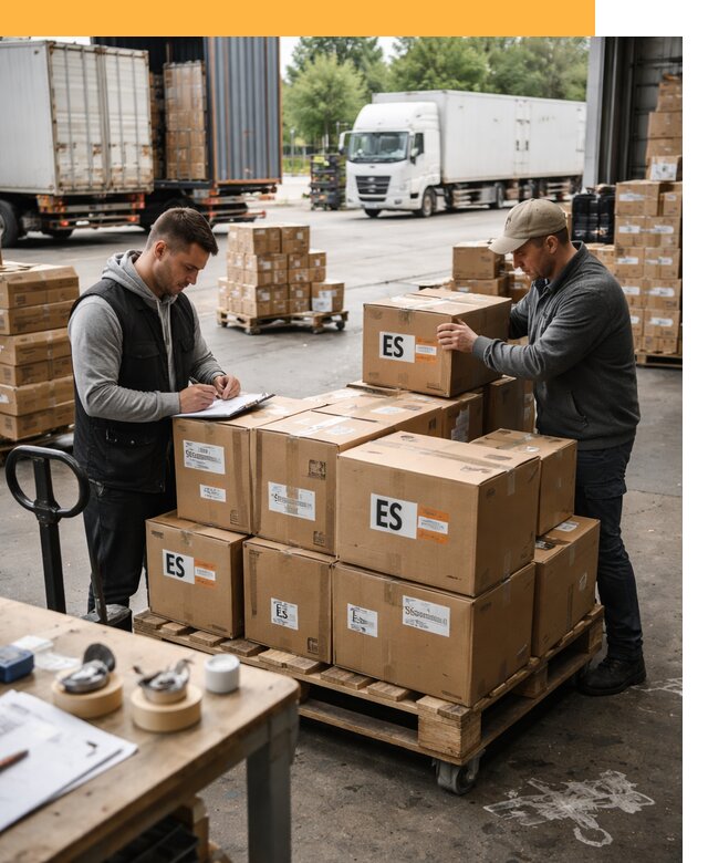 Доставка грузов в Испанию автотранспортом от 36442 руб