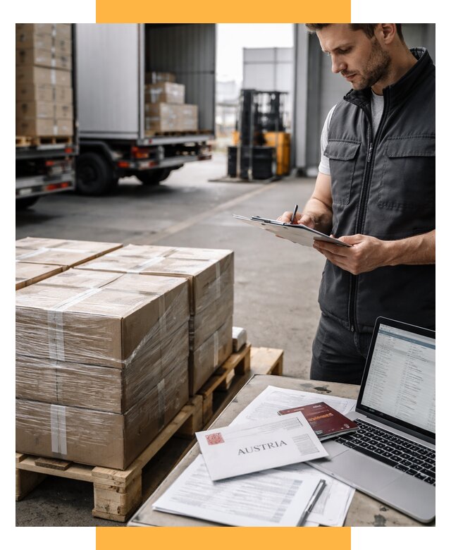 Доставка в Австрию от 67678 р. Логистика и экспорт СетСервис-Брд