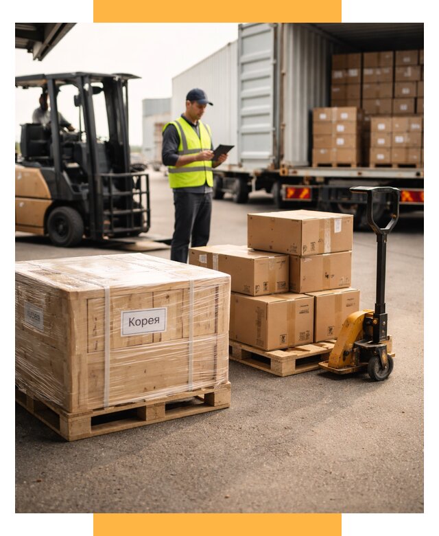 Доставка грузов в Корею из России от 36442 р. | СетСервис-Брд