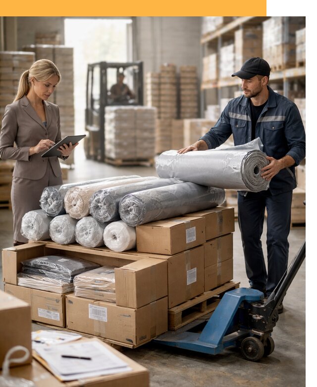 Перевозка текстиля по миру от 15618 руб. с таможней и страхованием