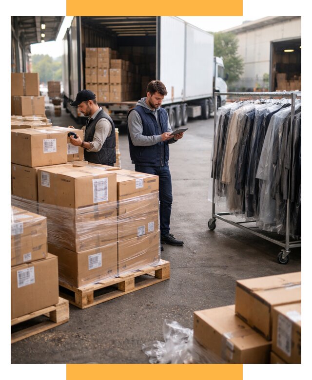 Перевозка и доставка одежды из Китая от 7809 р., СетСервис-Брд