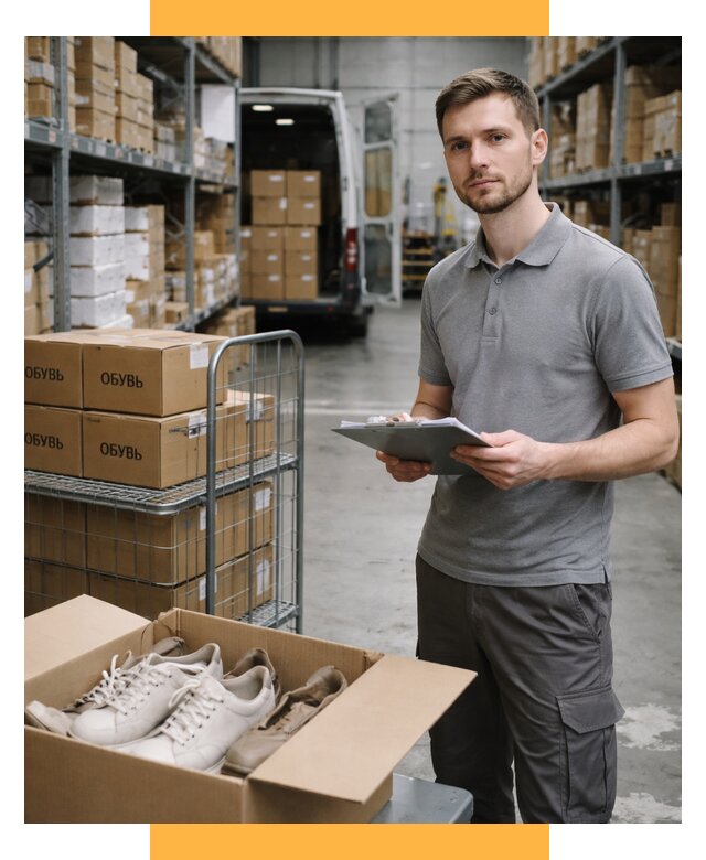 Доставка обуви из Китая и Турции от 4685 р. СетСервис-Брд