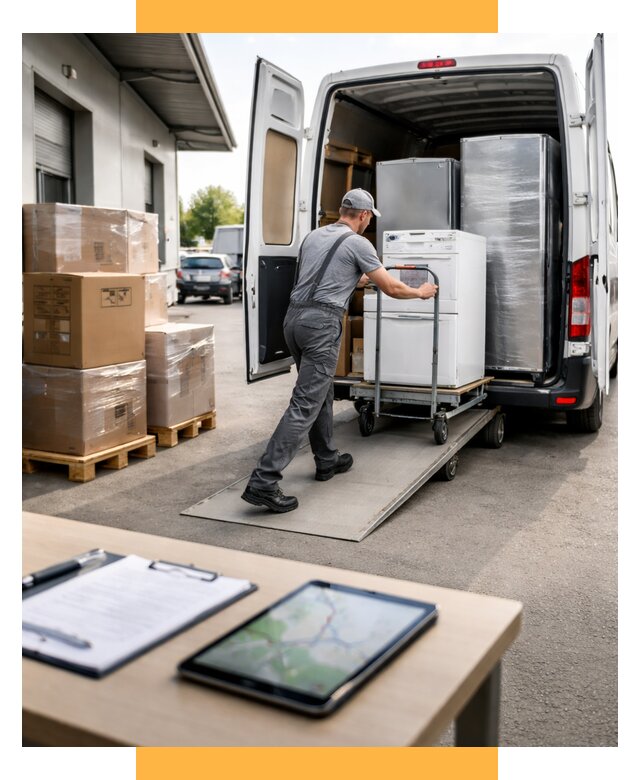 Перевозка бытовой техники от 6768 р. - логистика СетСервис-Брд