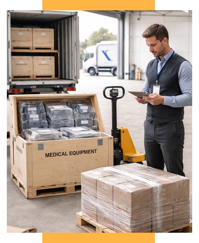 Перевозка медицинского оборудования от 15618 р. в СетСервис-Брд