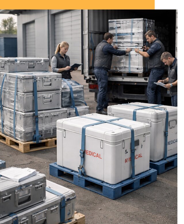 Перевозка медицинского оборудования по всему миру от 15618 руб