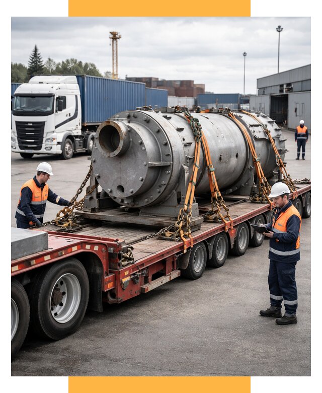 Перевозка тяжеловесных грузов под ключ от 156180 р. | СетСервис-Брд