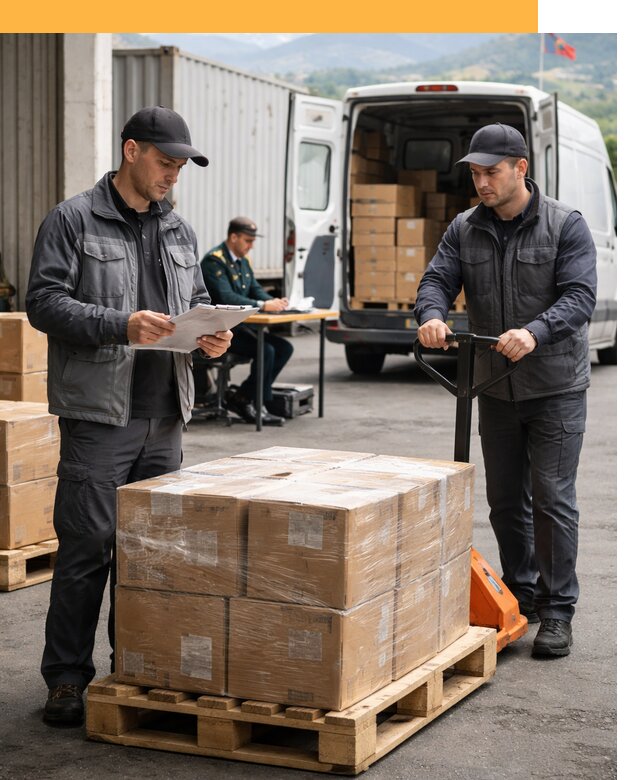 Доставка грузов через Армению, быстрая таможенная очистка от 26030