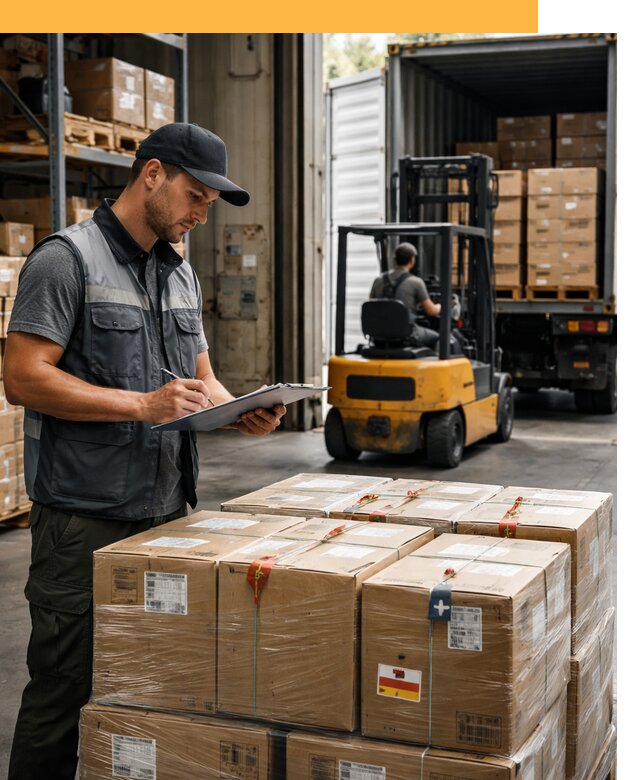 Реэкспорт товаров с таможенным оформлением и доставкой от 12494