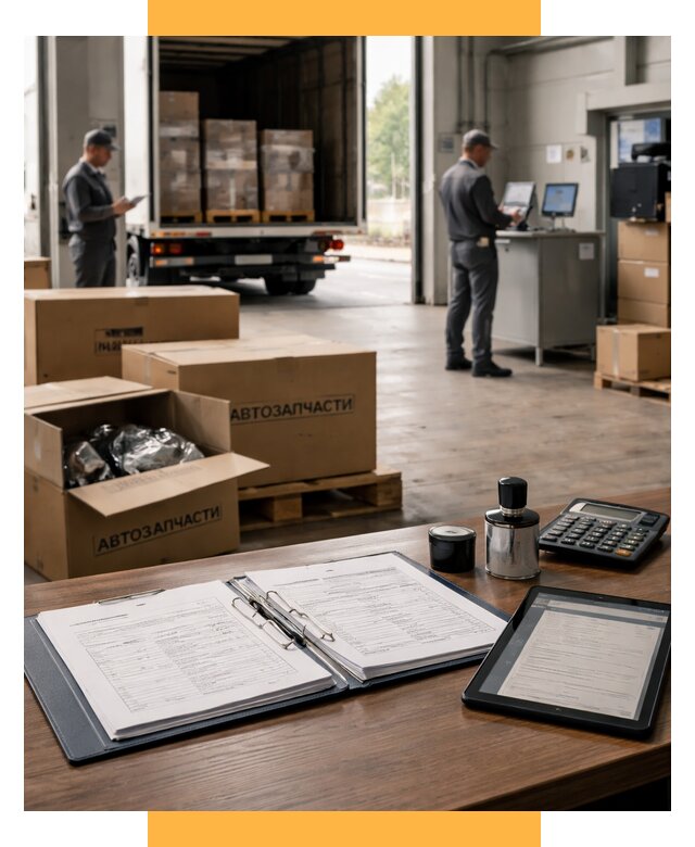Таможенное оформление автозапчастей под ключ от 8850 р., СетСервис-Брд