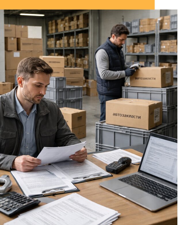 Таможенное оформление автозапчастей по выгодным тарифам от 8850