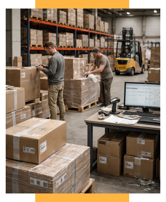 Склад консолидации в Европе от 6768 р., услуги СетСервис-Брд