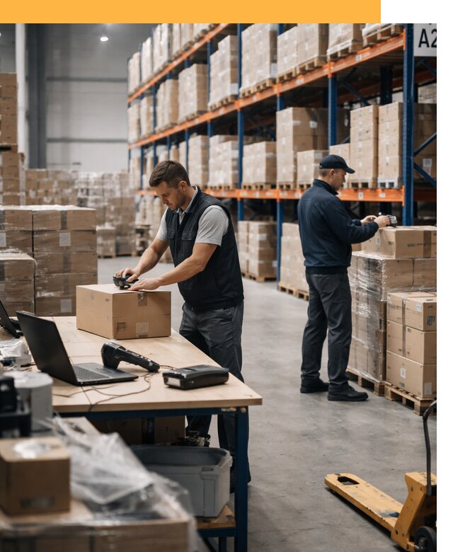 Склад консолидации в Европе: хранение, сортировка от 6768